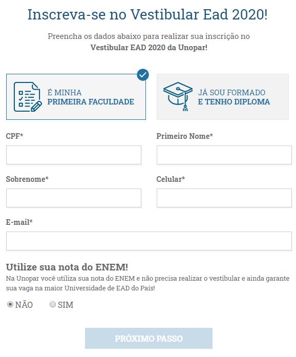 Unopar - Universidade do Norte do Paraná - vestibular e cursos